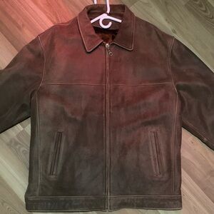 Men's Brown Leather Jacket